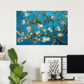 Poster Branches d'amandes en détail de fleurs, Van Gogh (Bureau à domicile)
