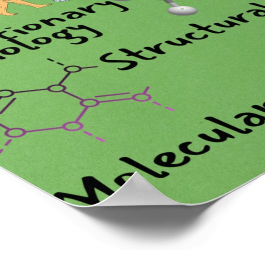 Poster Branches de biologie (Coin)