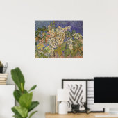 Poster Branches de marronnier en fleurs par Vincent van G (Bureau à domicile)