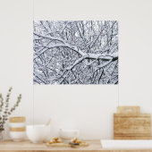 Poster Branches de neige (Cuisine)