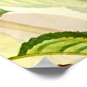 Poster Branches de poires et Motif de poires (Coin)