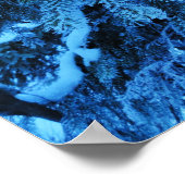 Poster Branches d'épinette recouvertes de cristaux de nei (Coin)