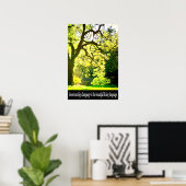 Poster Branches en forme de ASL 16 po x 24 po (Bureau à domicile)