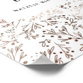 Poster Branches rustiques Cartes et Cadeaux Panneau Maria (Coin)