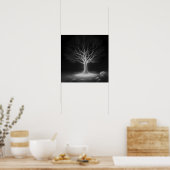 Poster Branches vides - B&W (Cuisine)