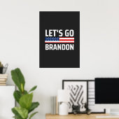 Poster Brandon chant joe biden (Bureau à domicile)