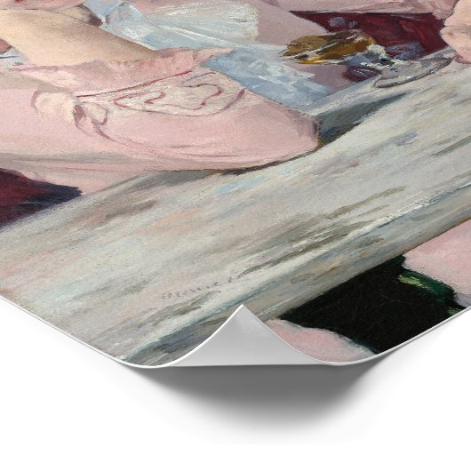 Poster Brandy à la prune | Édouard Manet (Coin)