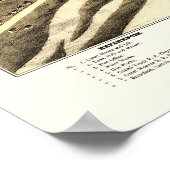 Poster Brantford, ON, Canada Carte panoramique - 1875 (Coin)