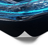 Poster Bras cybernétique avec puce de données (Coin)