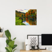 Poster Bras de la Jeufosse, automne, (Bureau à domicile)