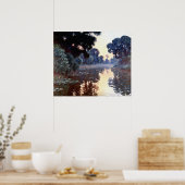 Poster Bras de Seine près de Giverny au lever du soleil (Cuisine)