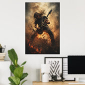 Poster Brasier de Rébellion (Bureau à domicile)
