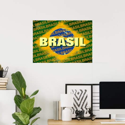 Poster Brasil (Bureau à domicile)