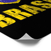 Poster Brasil Design Brazilian Apparel Clothing Outfits F (Coin)
