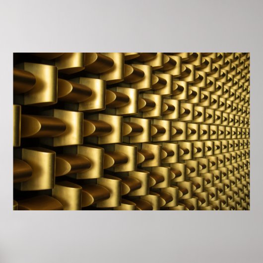 Poster Brass metal frame (Devant)