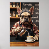 Poster Brasserie : alimentée par le rôti d'écorce (Devant)