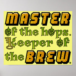 Poster Brasserie Homebrew Beer Brewer