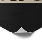 Poster Brasserie Nom personnalisé Brasserie Big Mug (Coin)