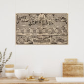 Poster Brattleboro Vermont (Cuisine)