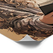 Poster Bravo pour la Littérature ** citation (Coin)