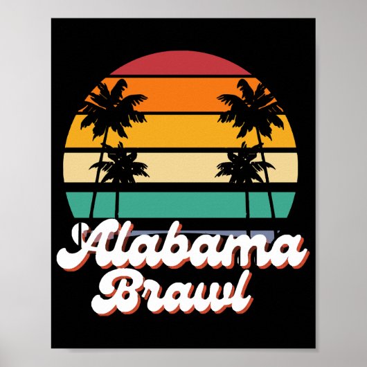 Poster Brawl en Alabama (Devant)