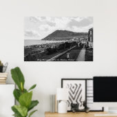 Poster Bray promenade, Co. Wicklow, Irlande c1905 (Bureau à domicile)