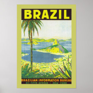 Poster Brazil (canvas)