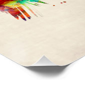 Poster Brazil Skyline (Coin)