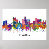 Poster Brazil Skyline (Devant)