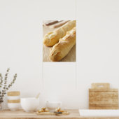Poster Bread, french stick (Cuisine)