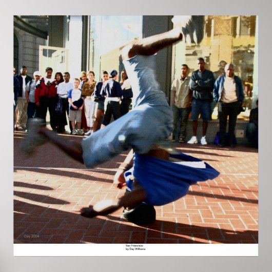 Poster Break Dancer, San Francisco (Devant)