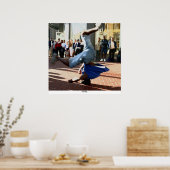 Poster Break Dancer, San Francisco (Cuisine)