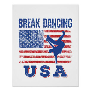 Poster Break Dancing USA