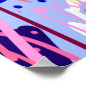 Poster Break Out Star : Art Abstrait (Coin)