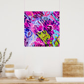 Poster Break Out Star : Art Abstrait (Cuisine)