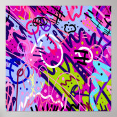 Poster Break Out Star : Art Abstrait (Devant)