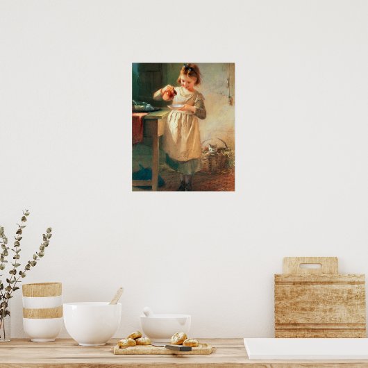 Poster Breakfast Kitty (Cuisine)