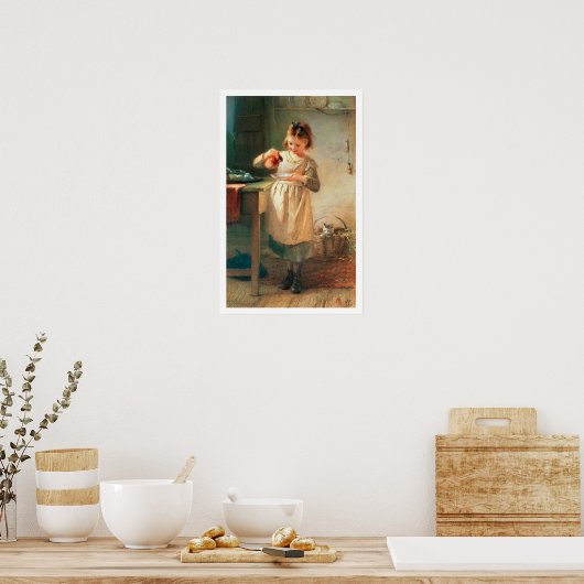 Poster Breakfast Kitty (Cuisine)