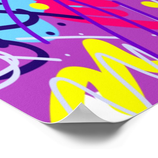 Poster Breaking Free : Art Abstrait (Coin)