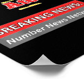 Poster Breaking News 7 Ate 9 Math Joke Funny 67 Meme Hall (Coin)