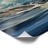 Poster Breaking Surf Peinture (Coin)