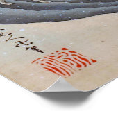 Poster Breaking Waves, Hokusai (Coin)