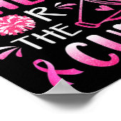 Poster Breast Cancer Awareness Cheer For The Cure T-shirt (Coin)