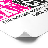 Poster Breast Cancer Awareness Nk Ribbon Heal Cancer Chri (Coin)