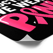 Poster Breast Cancer Bruh In October We Wear Nk Toddler B (Coin)