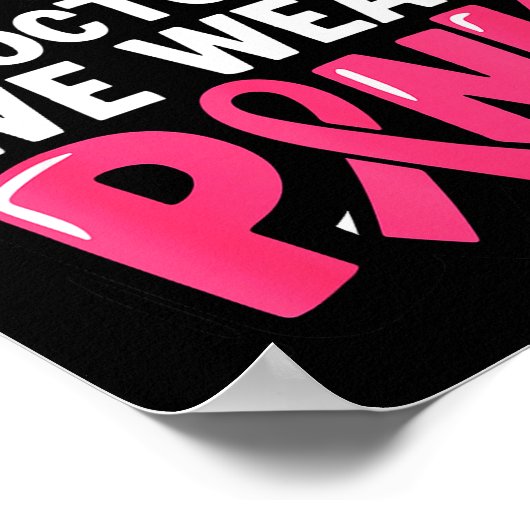 Poster Breast Cancer Bruh In October We Wear Nk Toddler B (Coin)