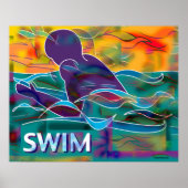Poster Breaststroke (Devant)