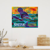 Poster Breaststroke (Cuisine)