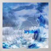 Poster Breathe Art Print (Devant)