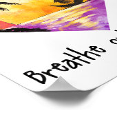 Poster Breathe In Love Breathe Out Gratitude Sitive Motiv (Coin)